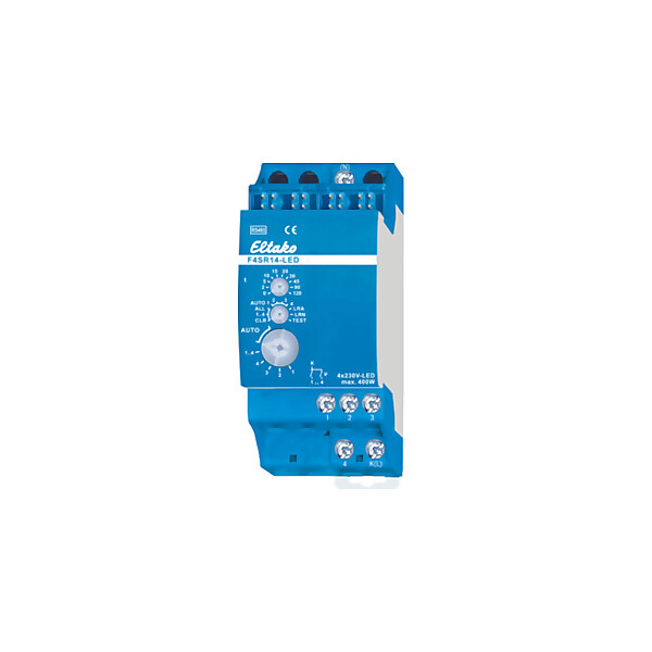 Eltako Funk-Stromstoßrelais RS485, 4 Kanal F4SR14-LED